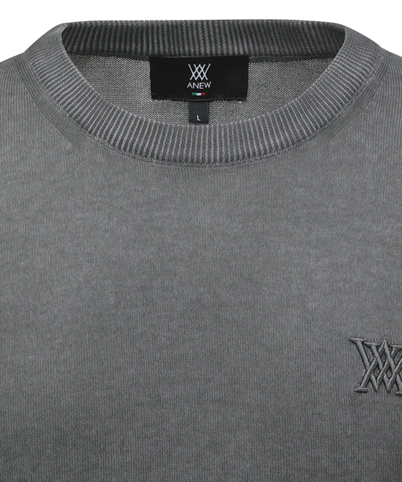 ANEW GOLF Knit Round - Neck T-Shirts - Black