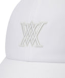 Women's Circle Point Ball Cap - White