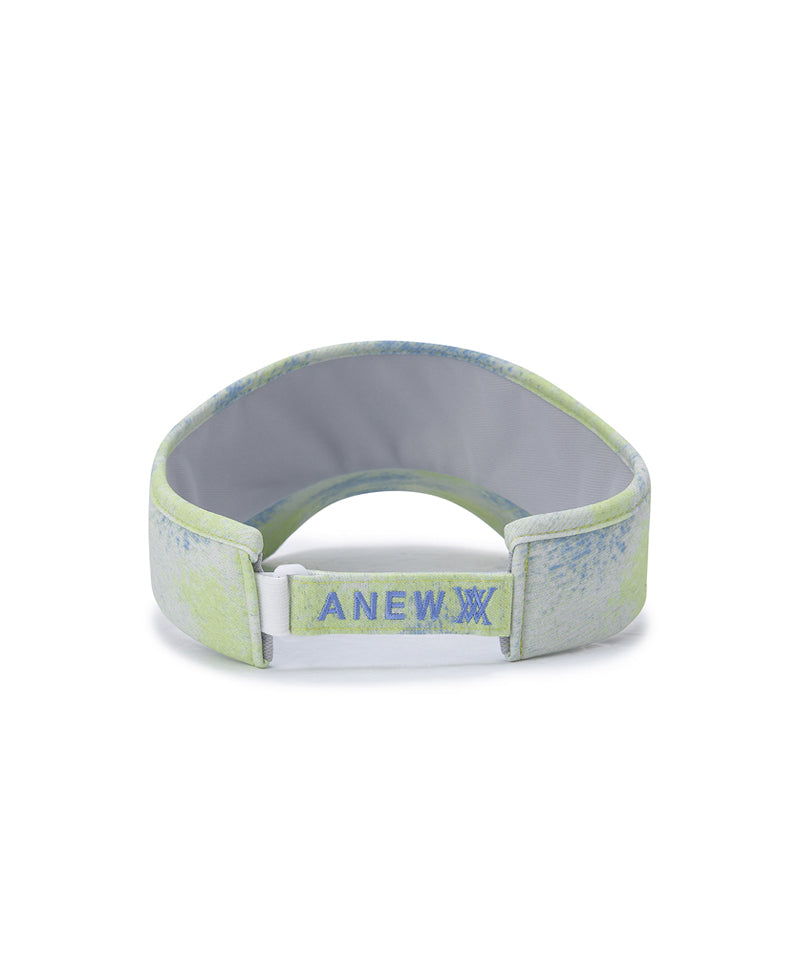 Unisex Color Pattern Visor - Lime