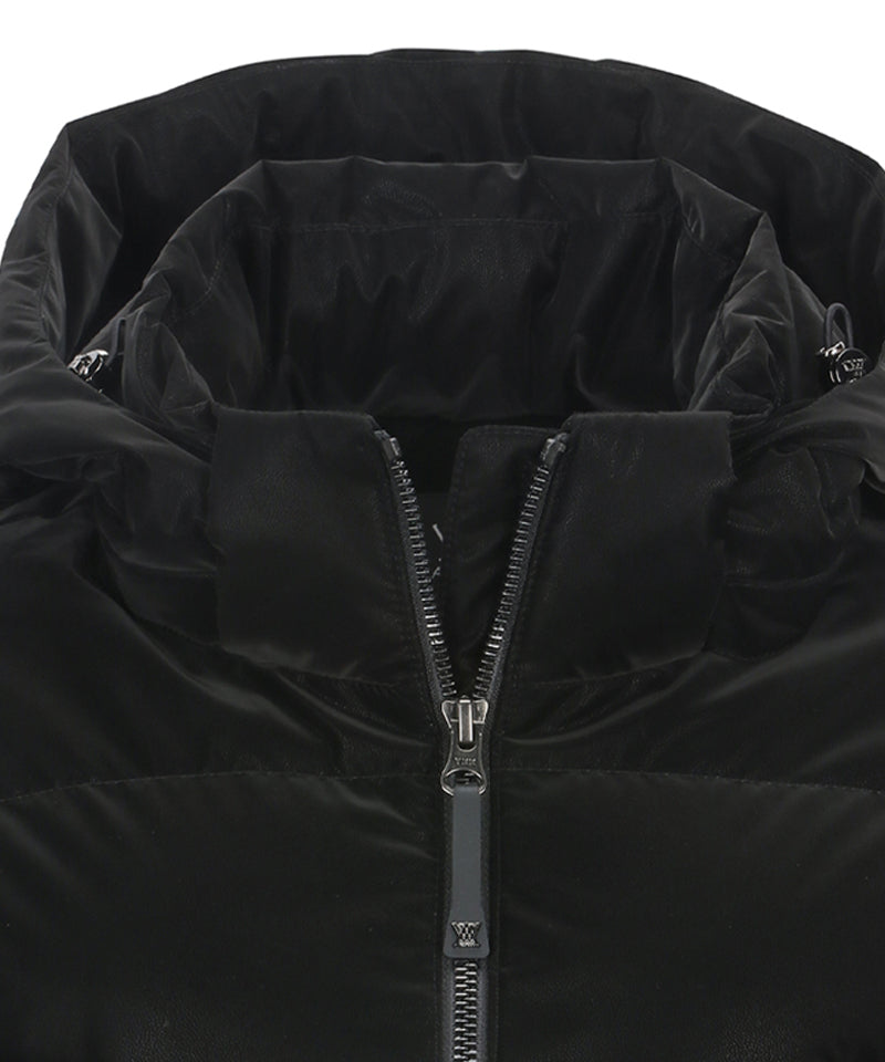 【ANEW GOLF】W POCKET POINT HOODY DOWN JK / 追跡付 ANEW Golf Women's Pocket Point Hoody Down Jacket - Black