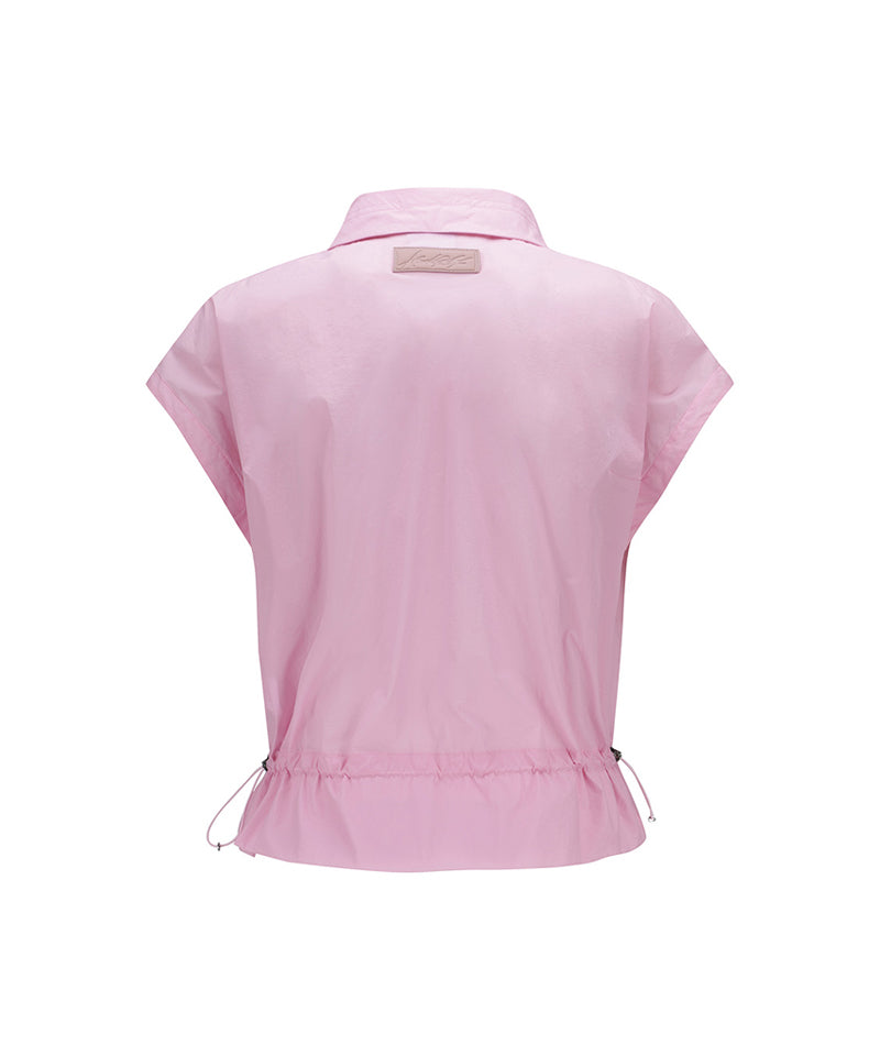 Women's Wide Fit Point Vest - Light Pink