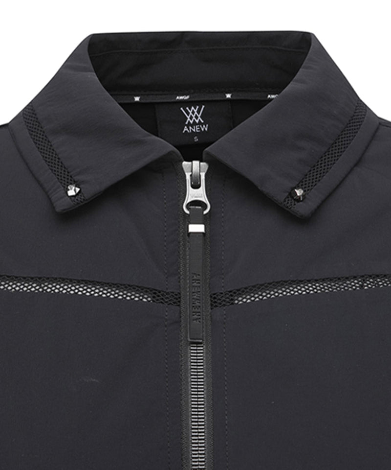 【ANEW GOLF】WOMEN SM FLARE COLLARED ONEPIECE /追跡付 ANEW Golf Women's SM Flare Collared One Piece - Black – Anew
