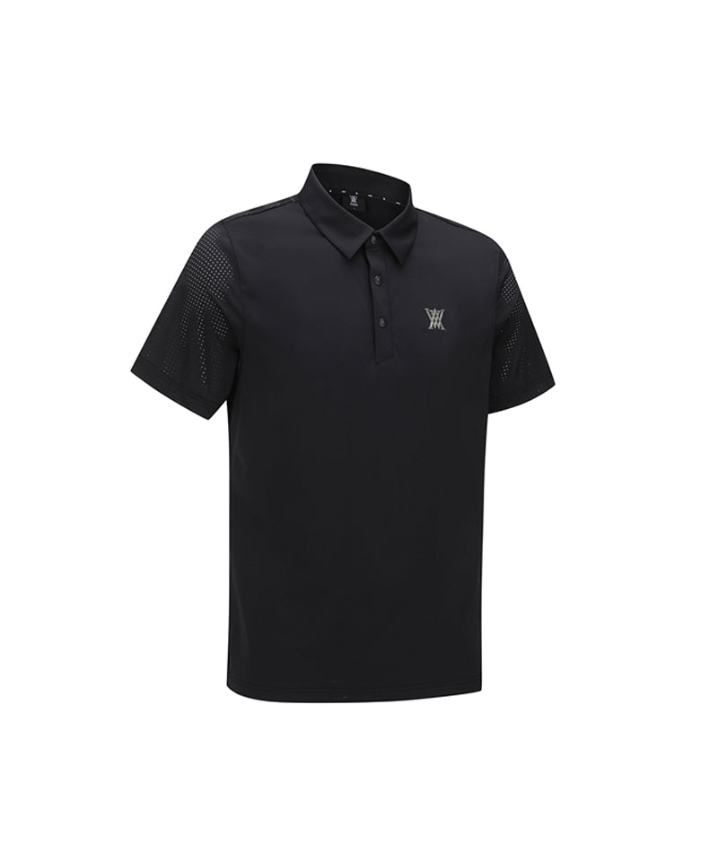 ☆ANEW GOLF☆ SILHOUETTE SHORT T-SHIRT Men's Signature Logo Short Golf T-Shirt, Black | ANEW – Anew Golf USA