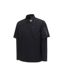 [Legacy Sale] Men's Cold Fabric Sleeve Layered Long T-Shirt - 2 Colors