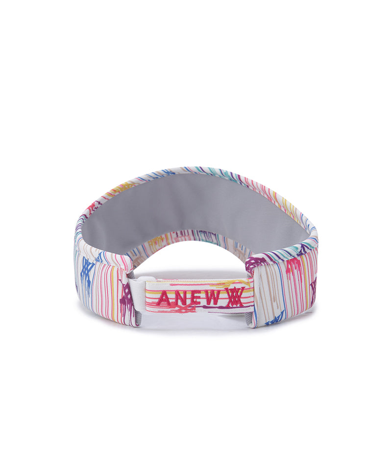 Unisex Color Pattern Visor - Multi