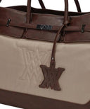 Lock Flap Big Tote Bag - Dark Beige