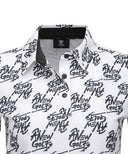 Women's Logo Pattern Short T-Shirt - White