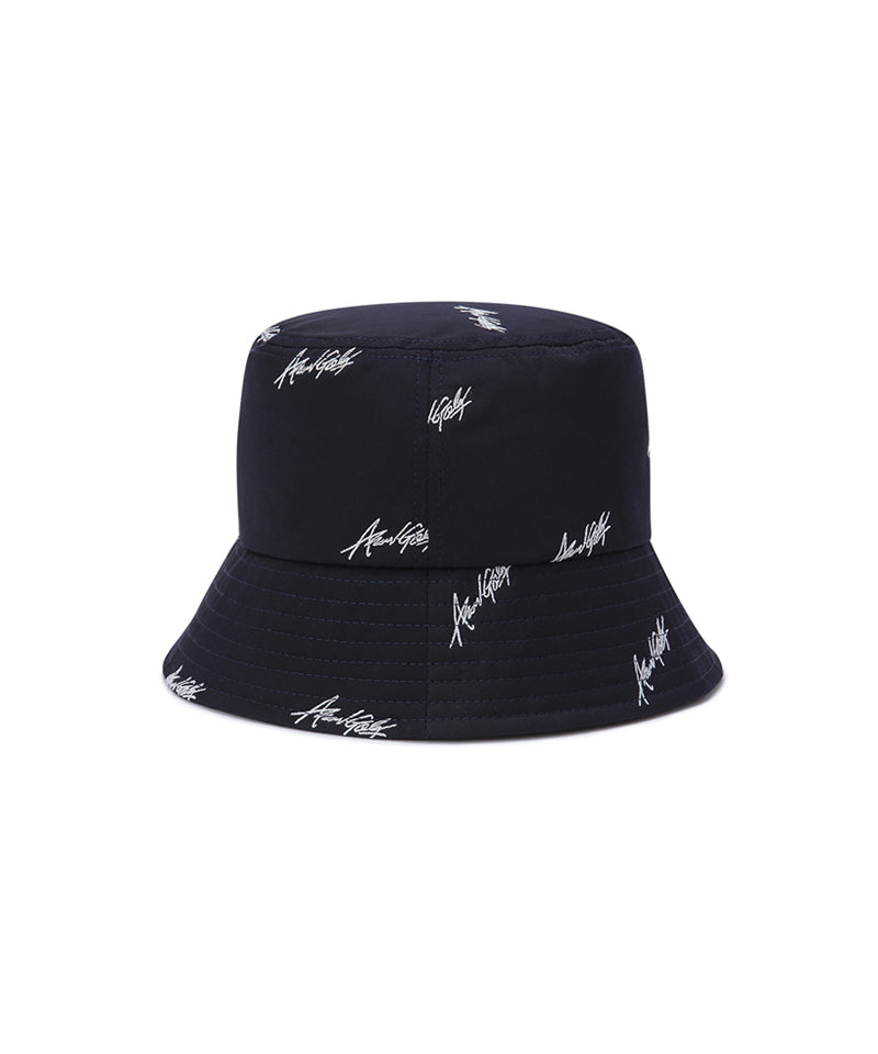 Unisex Embroidery Pattern Hat - Navy
