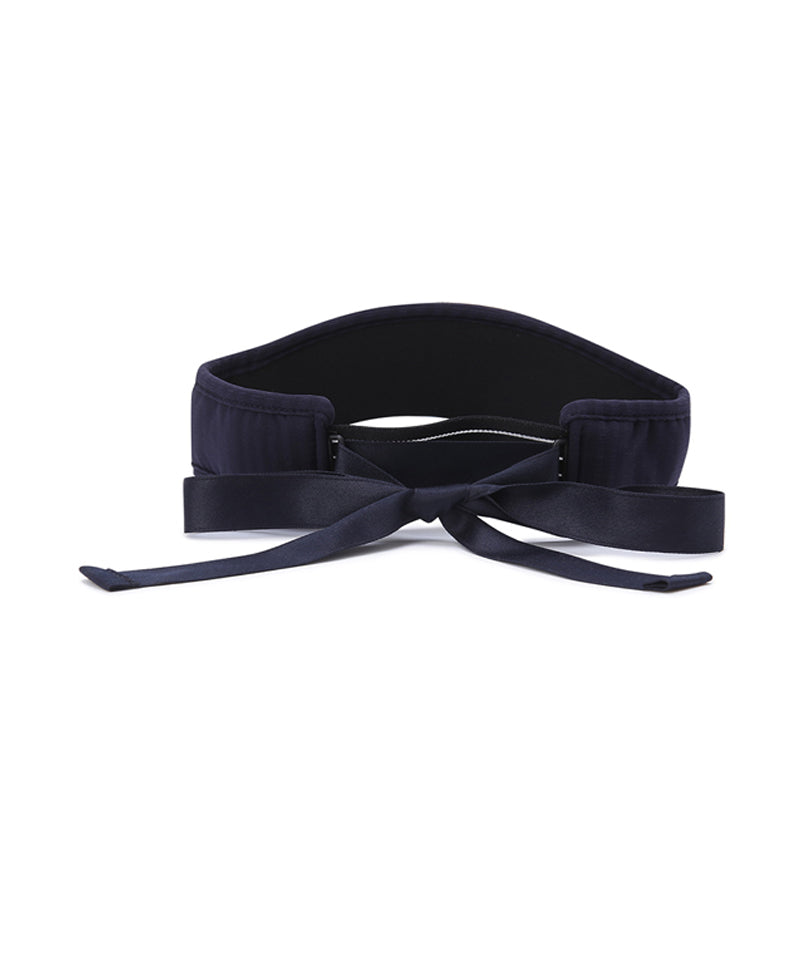 Women's Stripe Visor - Navy