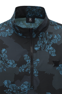 Men's FA Flower Pattern Anorak Jacket - Black