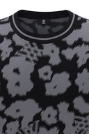 Men's FA Flower Pattern Sweater - Black
