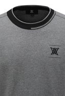 [Signature] Men's Textured Mix Pullover - Melange Grey