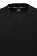 Men's FA Logo Pattern Sweatshirt - Black