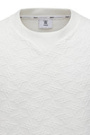 Men's FA Logo Pattern Sweatshirt - White