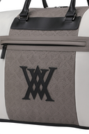 Uni Logo Intaglio Boston Bag - Beige