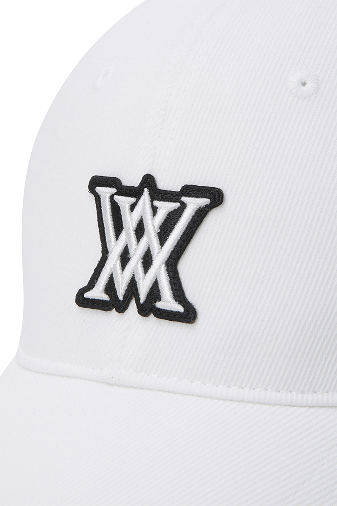 Unisex Cotton Ball Cap - White