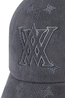 Unisex Corduroy Cap - Dark Grey