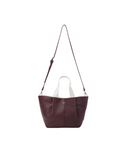 Women Unbalance Tote Bag - Burgundy