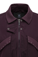 Women's FA Essential Short Sleeve Jacket - Burgundy