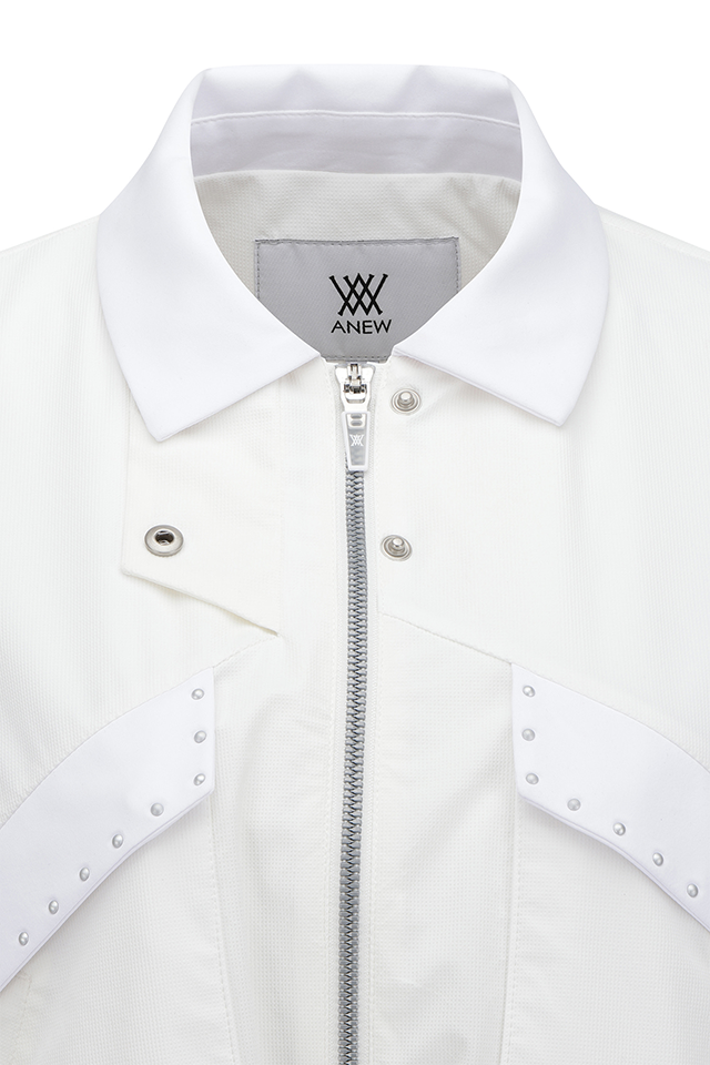 Women's FA Essential Short Sleeve Jacket - White