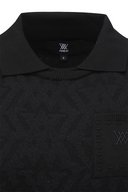 Women's FA Logo Pattern Sweater - Black