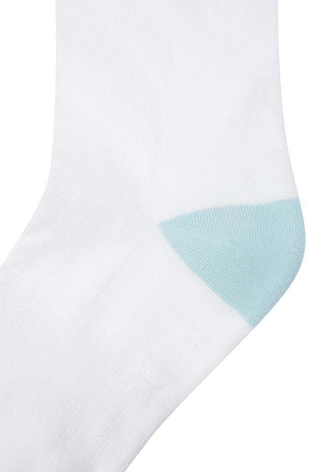 Women's Stripe Knee High Socks - Off White