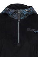 Women's FA Flower Pattern Sweatshirt - Black