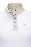 Women's FA High Neck Long T-Shirt - Light Beige