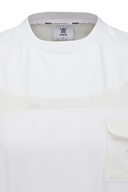 Women's FA Hybrid Round Short T-Shirt - White