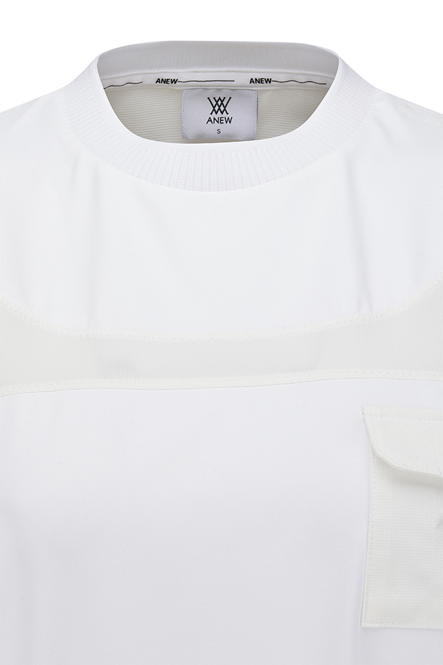 Women's FA Hybrid Round Short T-Shirt - White – Anew Golf USA