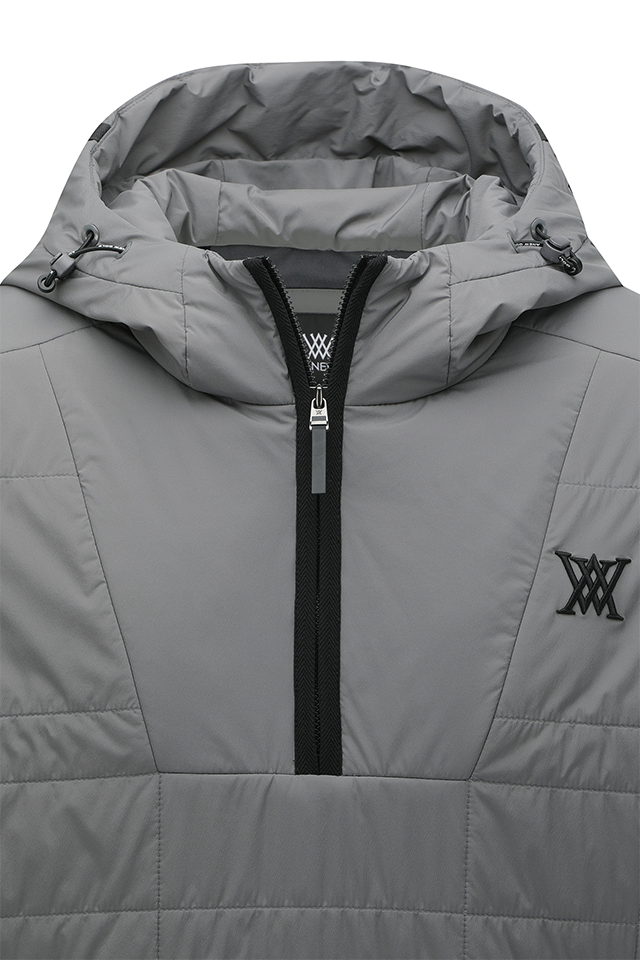 Men's WI Padded Anorak Jacket - Dark Grey