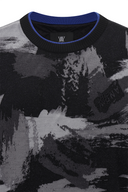 Men's WI Brushstroke Windproof Sweater - Black