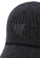 Unisex Allover Knit Cap - Black