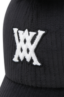 Women's Short Earflap Cap - Black