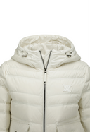 Women's WI Hybrid Hooded Down Jacket - Cream