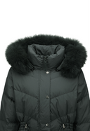 Women's WI New Pattern Down Jacket - Dark Khaki