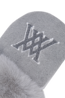Women's Mitten Gloves - Gray