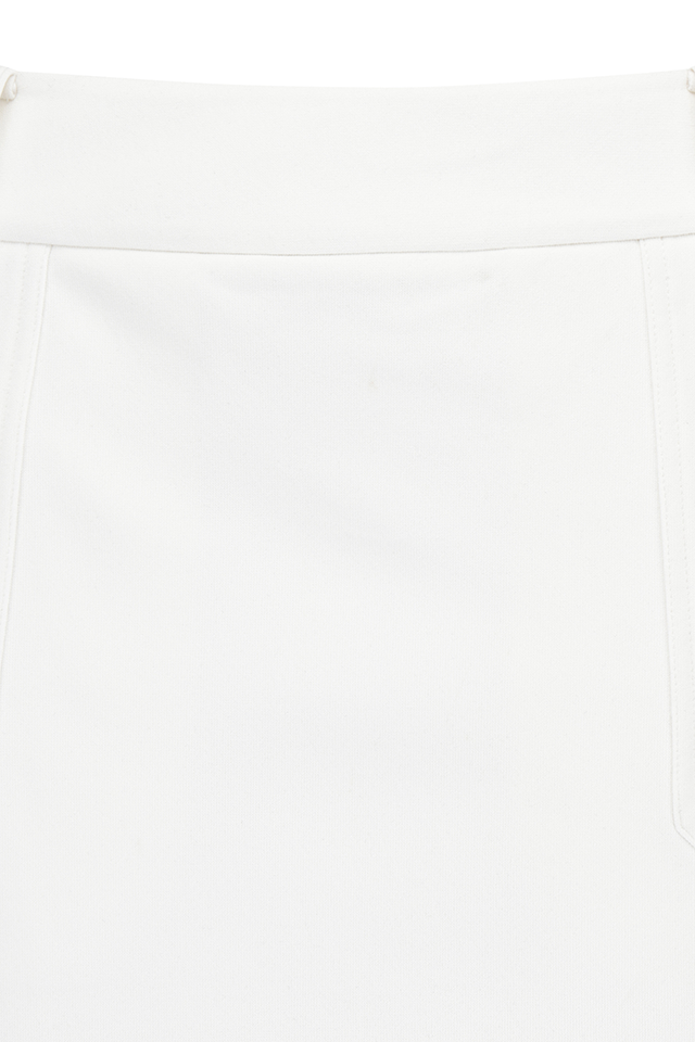 Women's WI Brushed Fleece H Line Skirt - Cream