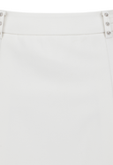 [Signature] Women's Side Pleated SQ - Off White