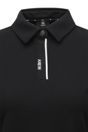 Women's WI Brushed Fleece Long T-Shirt - Black