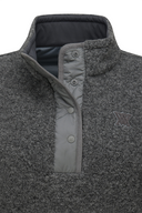 Women's WI High Neck Long T-Shirt - Melange Grey