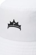 Unisex International Crown Bucket Hat - White