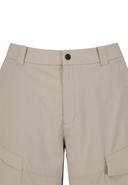 Men's Incision Pocket Half Pants - Beige