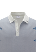 Men's Paisley Short Sleeve Sweater - White