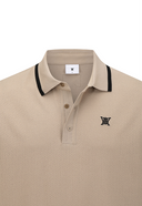 Men's Rope Logo Short Sleeve T-Shirt - Beige