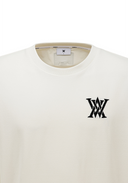 Men's Round Short Sleeve Sweater - Ivory