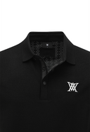 Men's Hybrid Air Hole Short Sleeve Sweater - Black