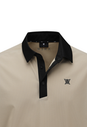Men's Hybrid Solid T-Shirt - Beige