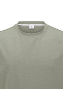 Men's Solid Round Short Sleeve T-Shirt - Light Khaki