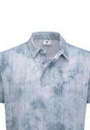 Men's Smoke Pattern T-Shirt - Blue